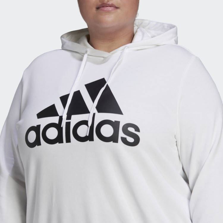 Moletom Com Logo Essentials (tamanho Grande) Adidas Branco