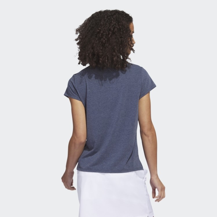 Go-to Camisa Polo Mesclada Adidas Navy