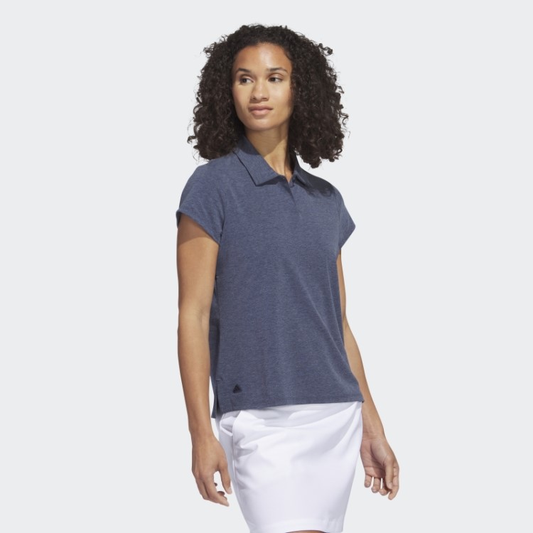 Go-to Camisa Polo Mesclada Adidas Navy