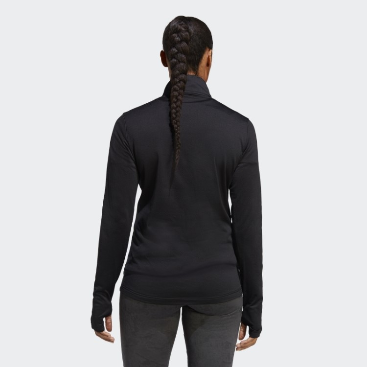 Moletom De Lã Terrex Multi 1/2 Zip Preto Adidas