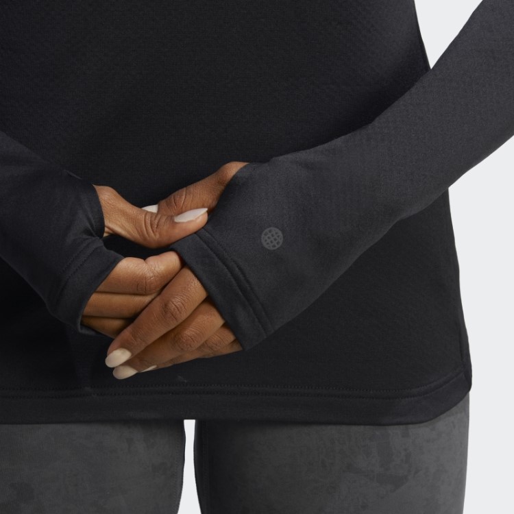 Moletom De Lã Terrex Multi 1/2 Zip Preto Adidas