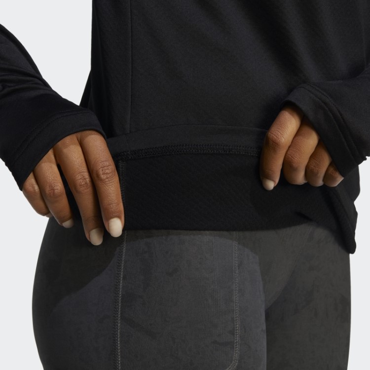 Moletom De Lã Terrex Multi 1/2 Zip Preto Adidas
