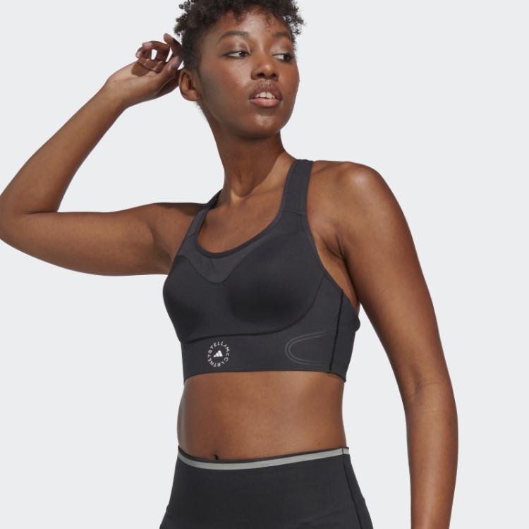 Adidas By Stella Mccartney Truepace Sutiã Esportivo De Alto Suporte Fashion Preto