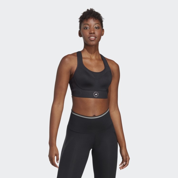 Adidas By Stella Mccartney Truepace Sutiã Esportivo De Alto Suporte Preto Quente