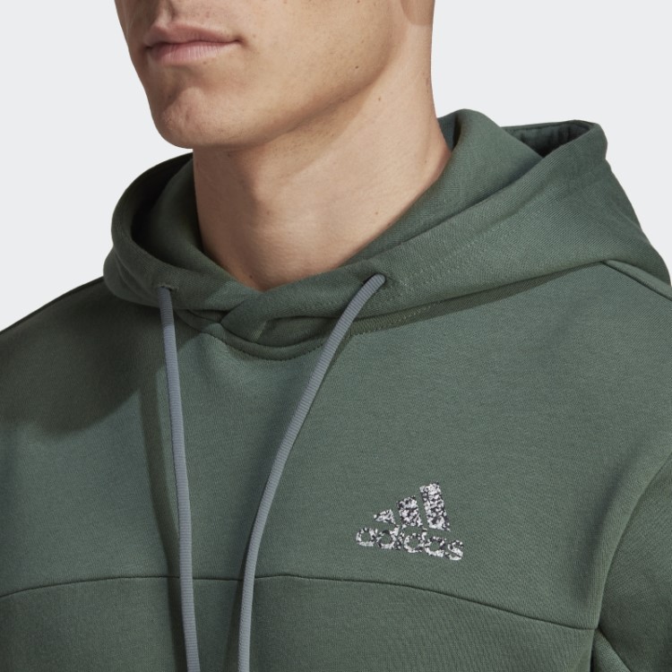 Emblema De Lã Do Estádio Do Esporte Moletom Com Capuz Verde óxido Adidas