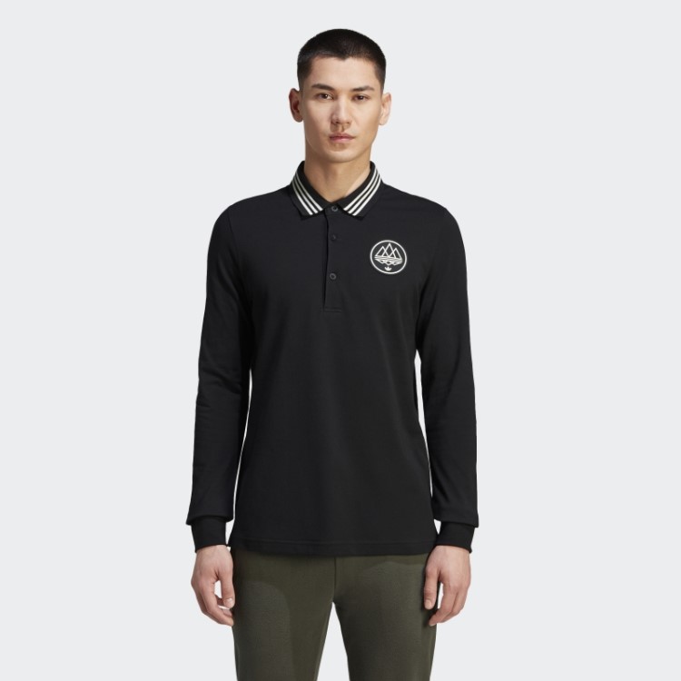Polo Preto Adidas Chetcuti
