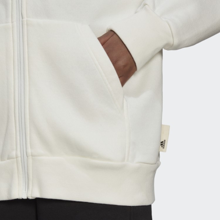 Studio Lounge Moletom De Lã Com Zíper Adidas Não Tingido