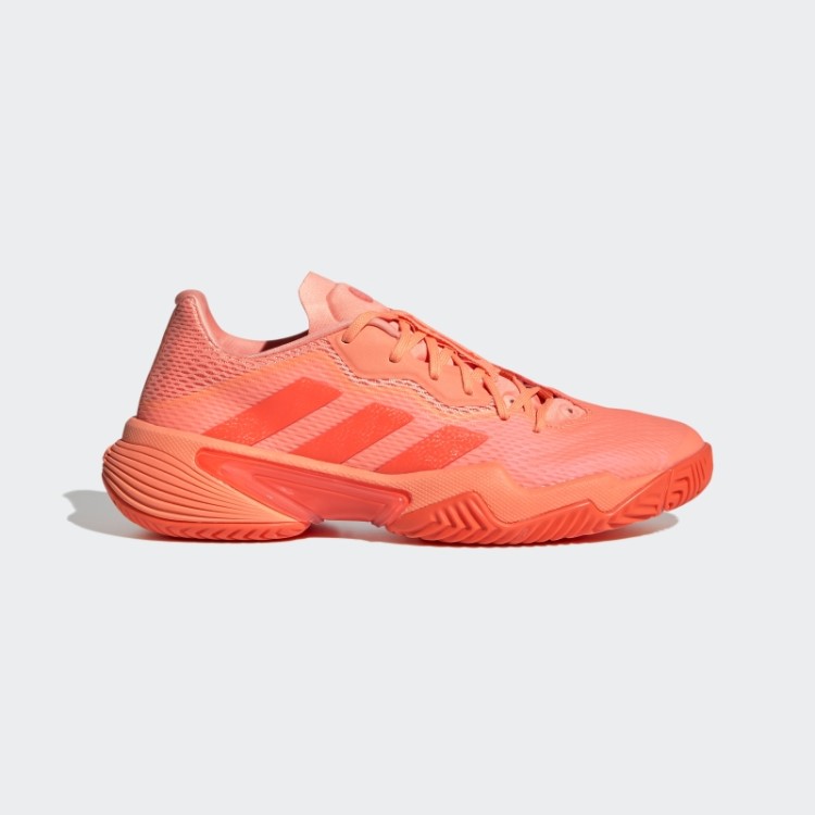 Tênis Laranja Adidas Barricade Moda
