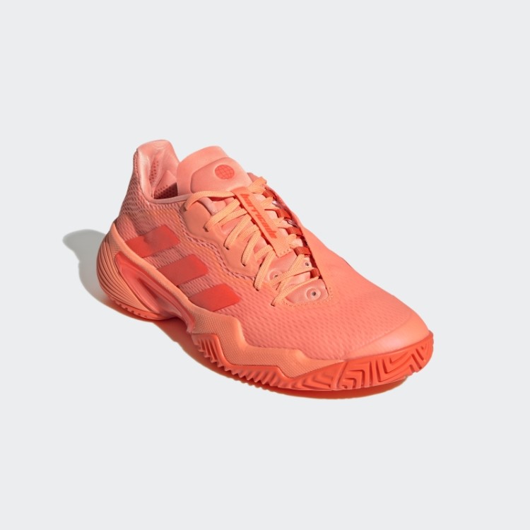Tênis Laranja Adidas Barricade Moda