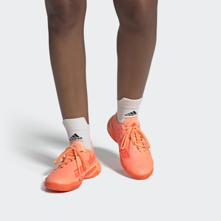 Tênis Laranja Adidas Barricade