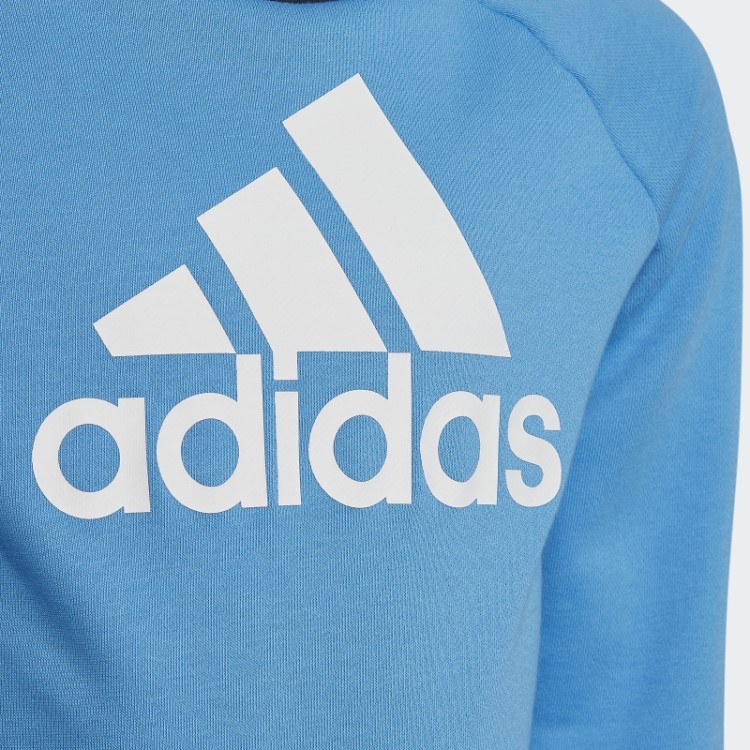 Conjunto Jogger Com Logotipo French Terry Essentials Azul Adidas
