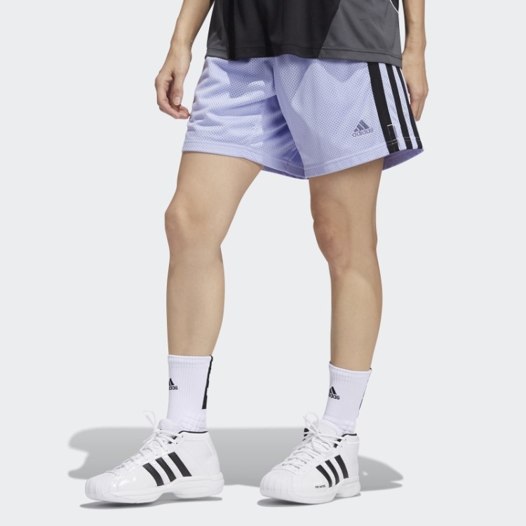 Bermuda Feminina Em Tom Violeta Aeroready Adidas