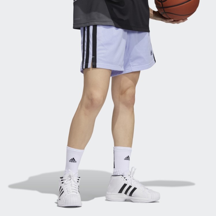 Bermuda Feminina Em Tom Violeta Aeroready Adidas