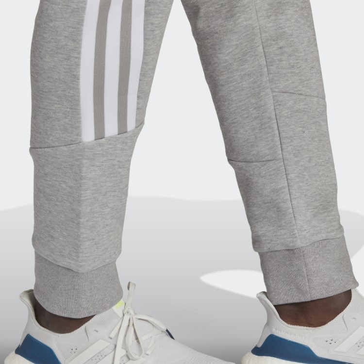Calça Adidas Cinza Médio Future Icons Com Três Listras