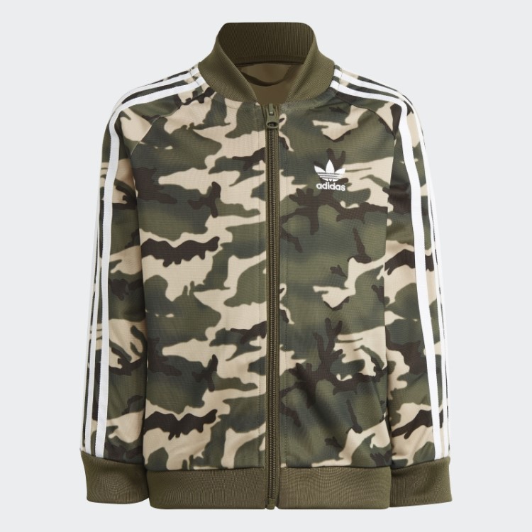 Conjunto Camuflado Bege Sst Adidas