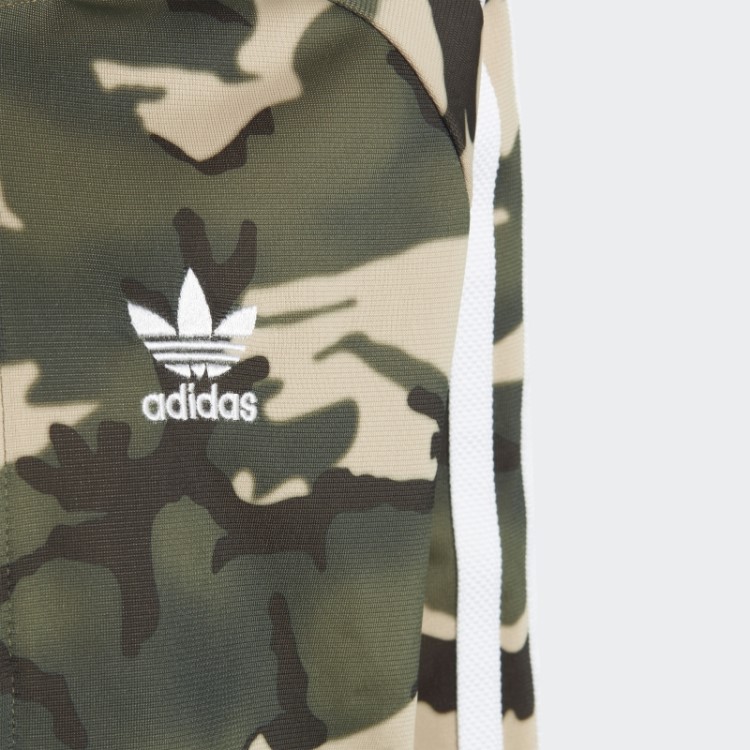 Conjunto Camuflado Bege Sst Adidas