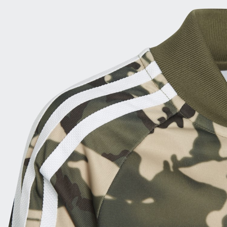 Conjunto Camuflado Bege Sst Adidas
