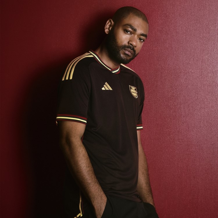 Adidas Jamaica 23 Away Jersey Marrom Noite