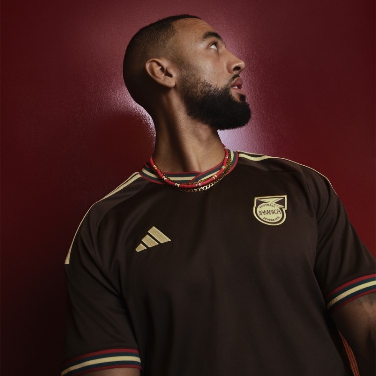 Adidas Jamaica 23 Away Jersey Marrom Noite