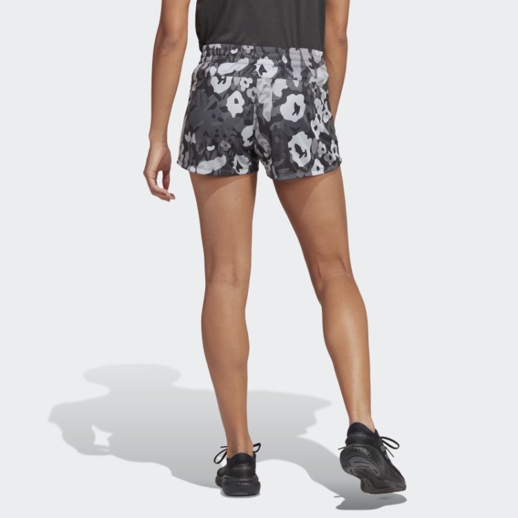 Pacer Aeroready Train Essentials Shorts Com Estampa Floral Minimal Branding Adidas Preto