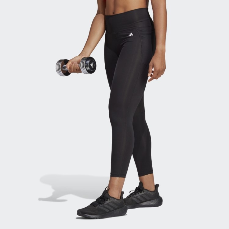 Optime Stash Bolso Cintura Alta Legging 7/8 Preta Adidas