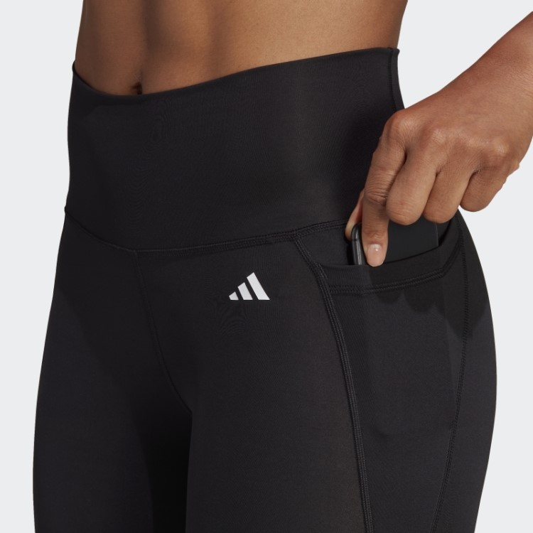 Optime Stash Bolso Cintura Alta Legging 7/8 Preta Adidas