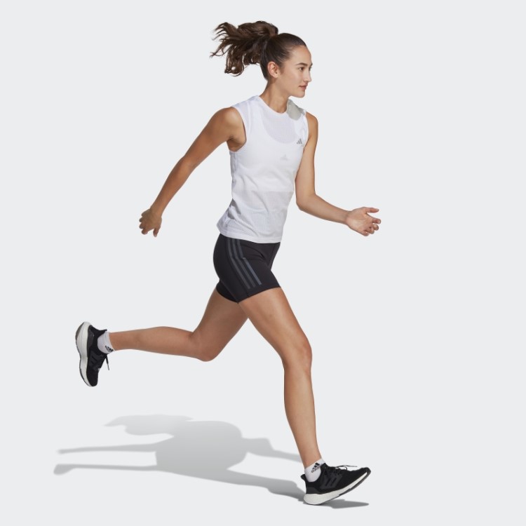 Dailyrun 3 Listras Leggings De Cinco Polegadas Adidas Preto