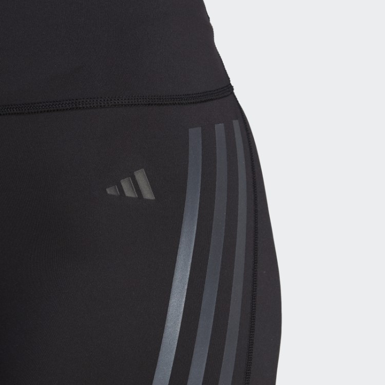 Dailyrun 3 Listras Leggings De Cinco Polegadas Adidas Preto