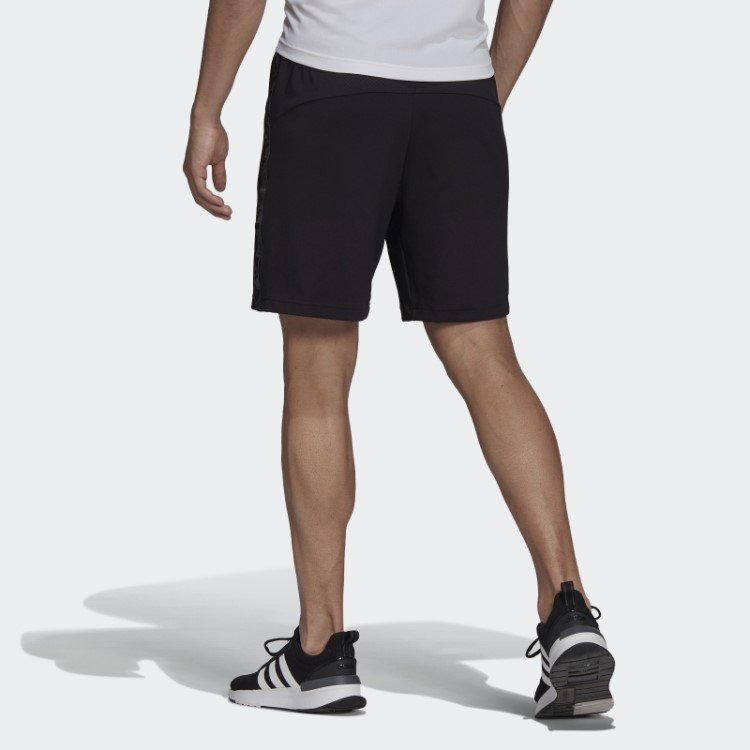 Short Preto Aeroready Projetado Para Mover Logo Esportivo Adidas