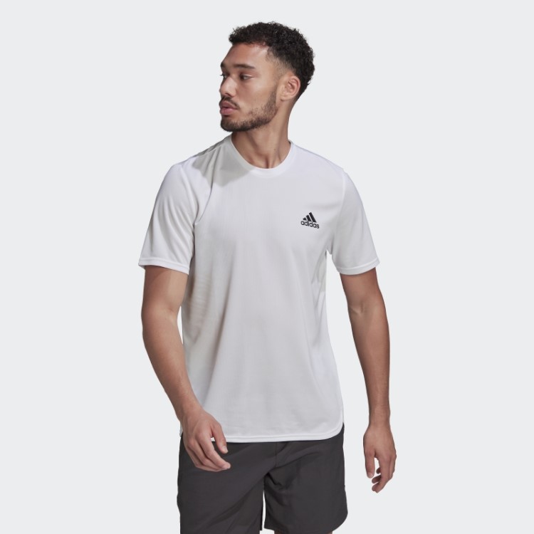 Adidas Aeroready Projetado Para O Movimento Camiseta Branca