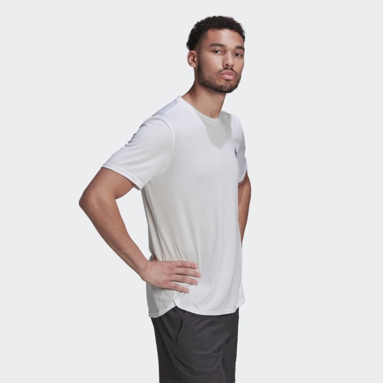 Adidas Aeroready Projetado Para O Movimento Camiseta Branca