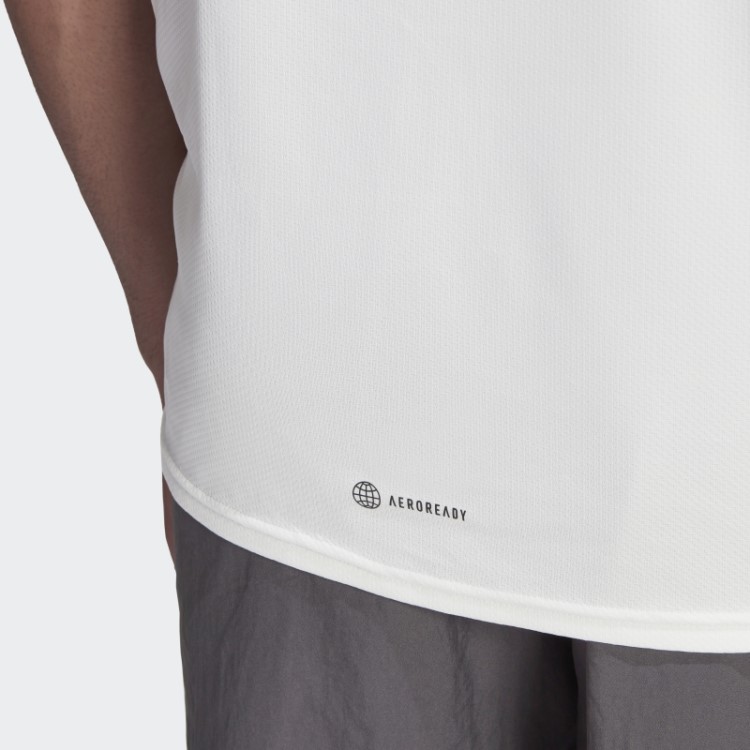 Adidas Aeroready Projetado Para O Movimento Camiseta Branca