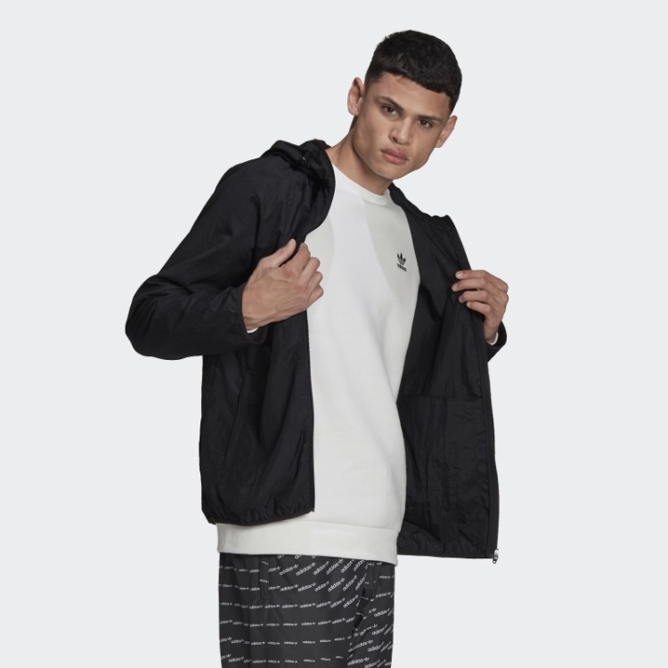 Blusão Adidas Adicolor Essentials Trefoil Preto