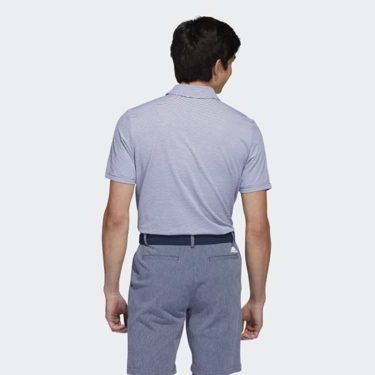 Camisa Polo Listrada Otomana Azul Adidas