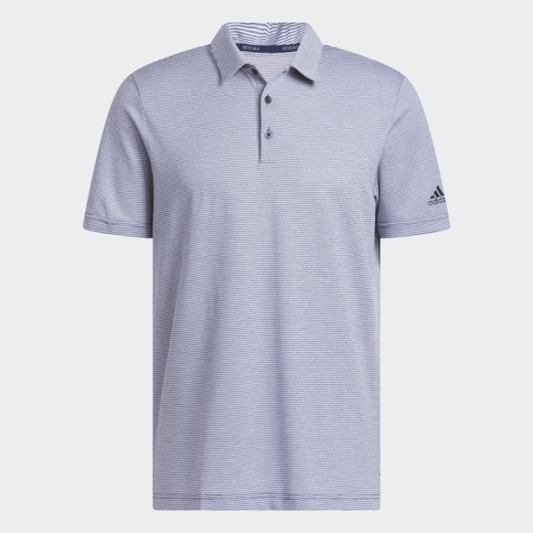 Camisa Polo Listrada Otomana Azul Adidas