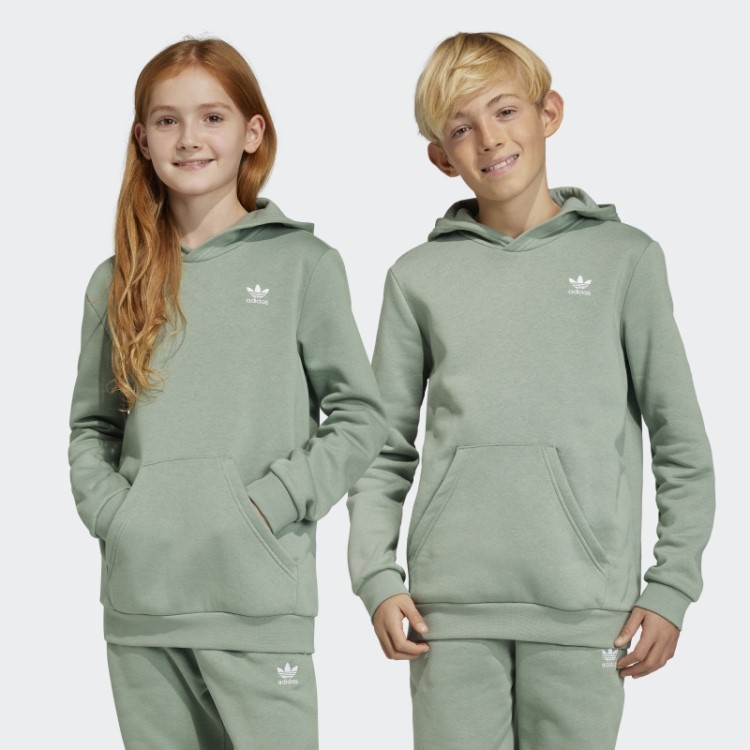 Moletom Verde Prateado Adicolor Adidas