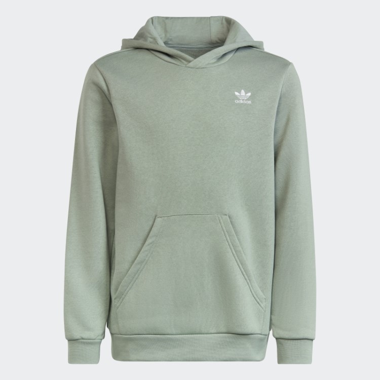 Moletom Adicolor Verde Prateado Adidas
