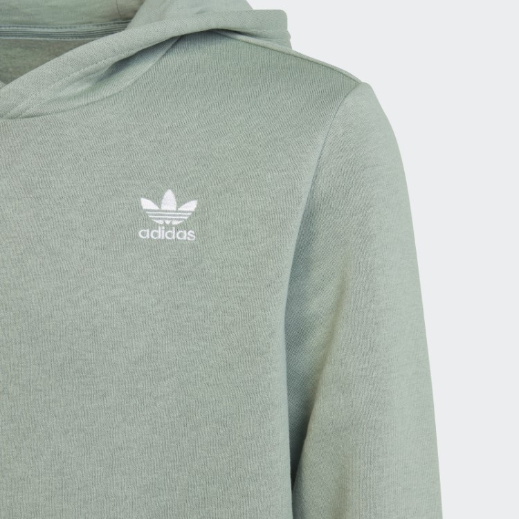 Moletom Adicolor Verde Prateado Adidas
