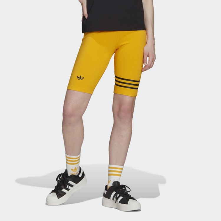 Leggings De Bicicleta Adicolor Neuclassics Adidas Gold