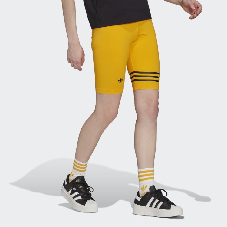 Leggings De Bicicleta Adicolor Neuclassics Adidas Gold