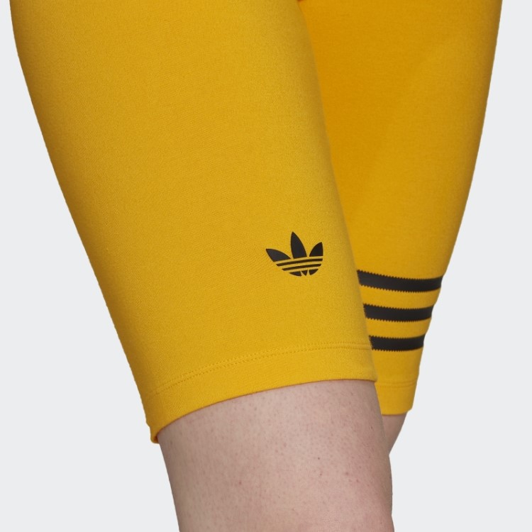 Leggings De Bicicleta Adicolor Neuclassics Adidas Gold