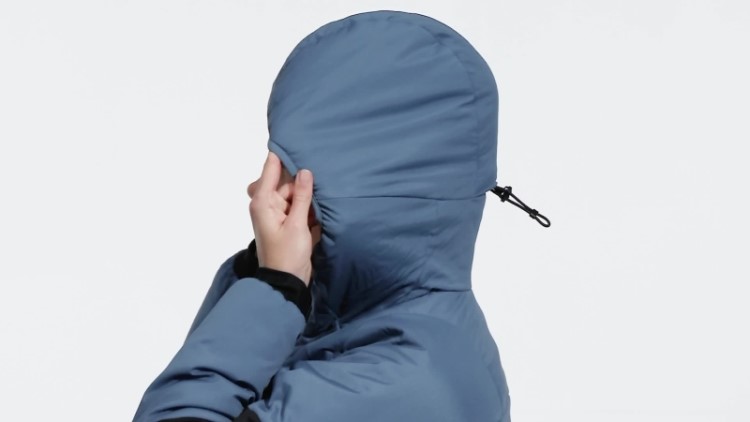 Jaqueta Com Capuz Steel Terrex Techrock Stretch Primaloft Adidas