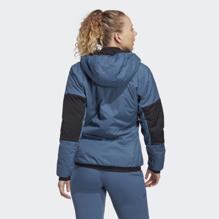 Jaqueta Com Capuz Steel Terrex Techrock Stretch Primaloft Adidas