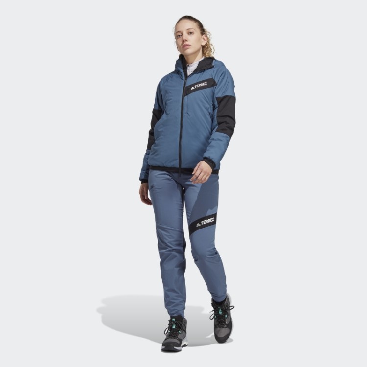 Jaqueta Com Capuz Steel Terrex Techrock Stretch Primaloft Adidas