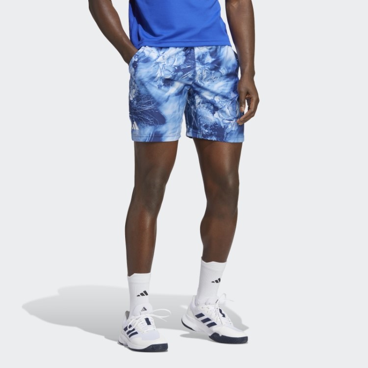 Bermuda Branca Quente Adidas Melbourne Ergo Tennis Graphic