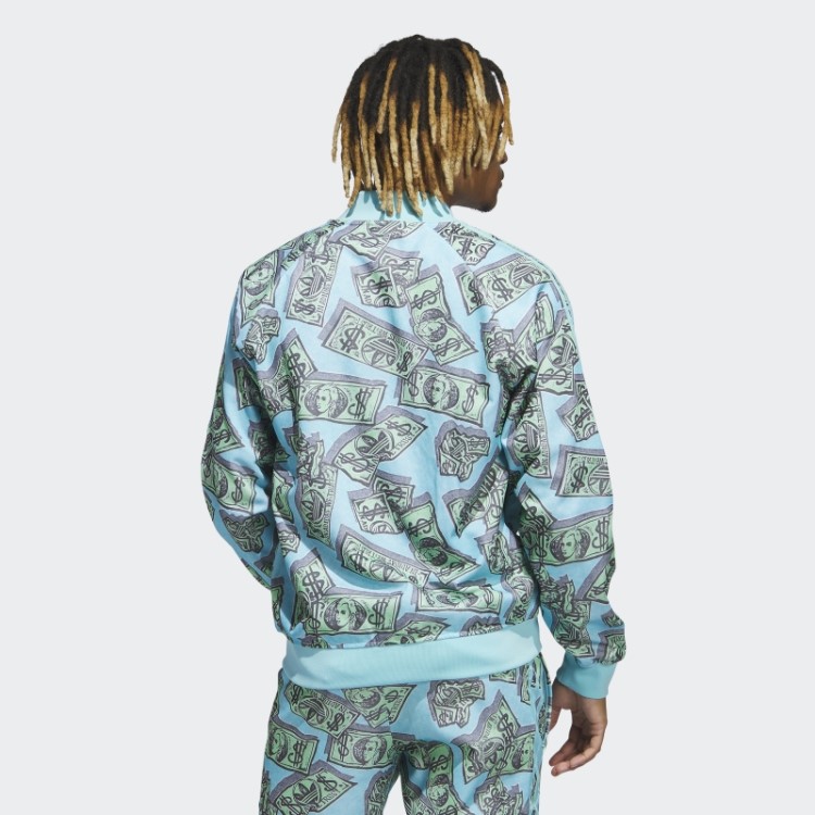 Jaqueta Adidas Frost Mint Jeremy Scott Com Estampa De Dinheiro (gênero Neutro)