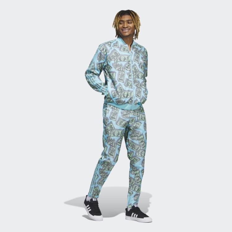 Jaqueta Adidas Frost Mint Jeremy Scott Com Estampa De Dinheiro (gênero Neutro)