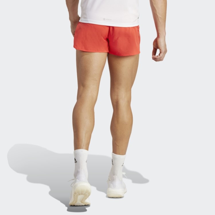 Calção Vermelho Adidas Possui O Run Split