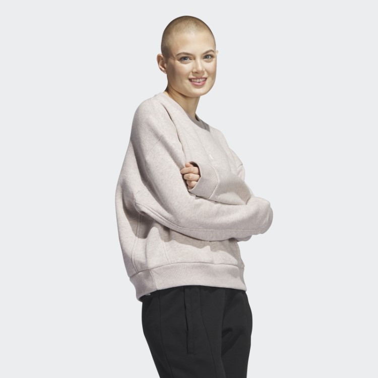 Moletom De Lã Adidas All Szn Taupe Mel