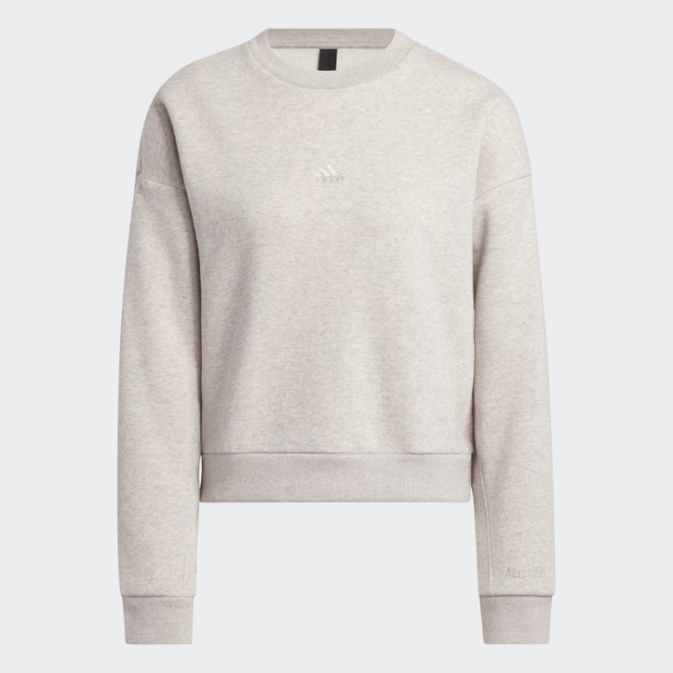 Moletom De Lã Adidas All Szn Taupe Mel